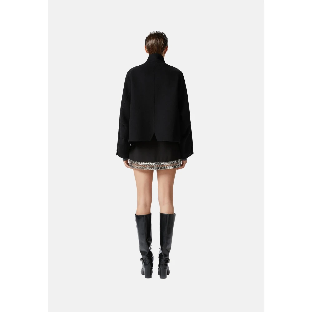 pinko Stijlvolle Jas voor Vrouwen Black Dames