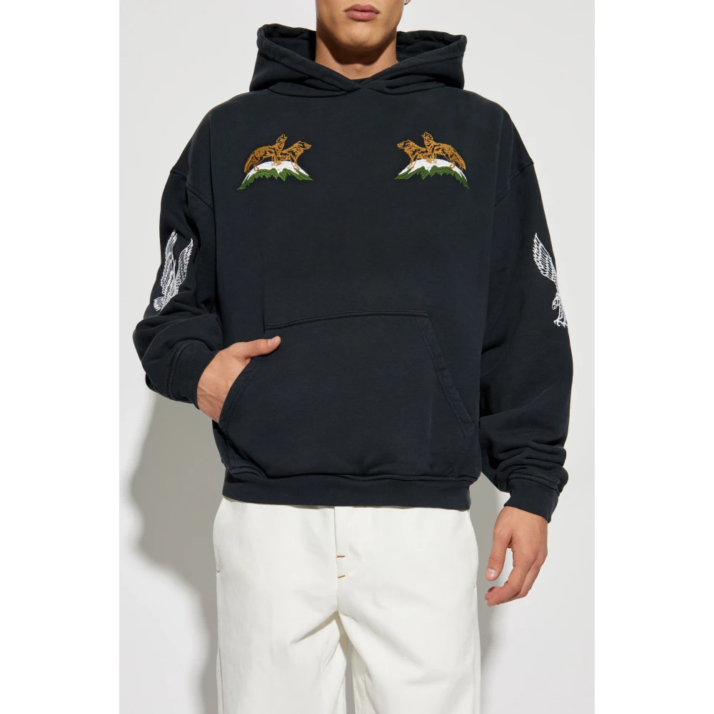 Rhude Hoodie Black Heren