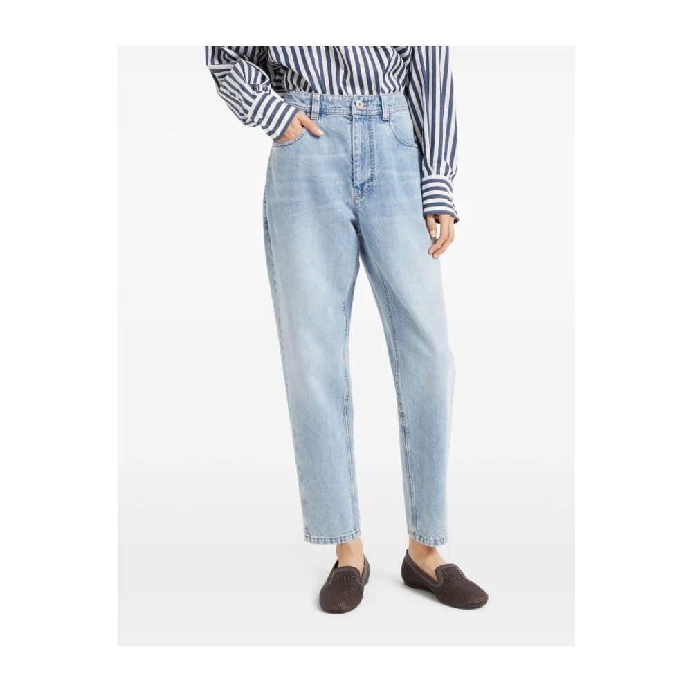 BRUNELLO CUCINELLI Stijlvolle Jeans voor Mannen Blue Dames