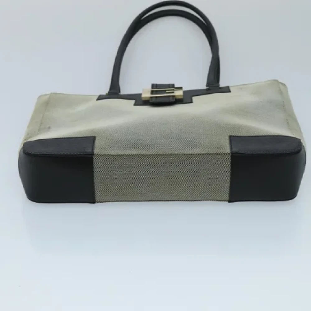 Gucci Vintage Pre-owned Canvas gucci-bags Gray Dames