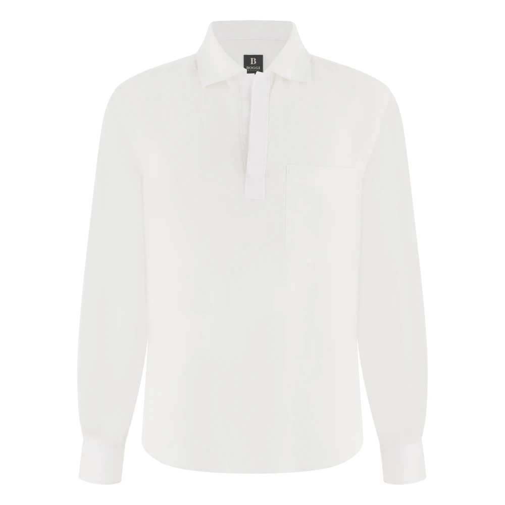 Boggi Milano Hombre Blanco Camisas, Talla: M