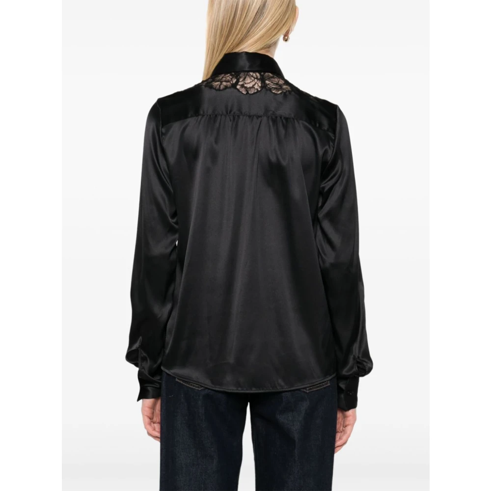Ermanno Scervino Lange mouwen overhemd Black Dames