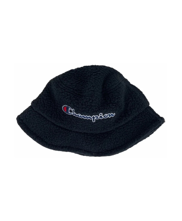 zwarte-fleece-bucket-hat