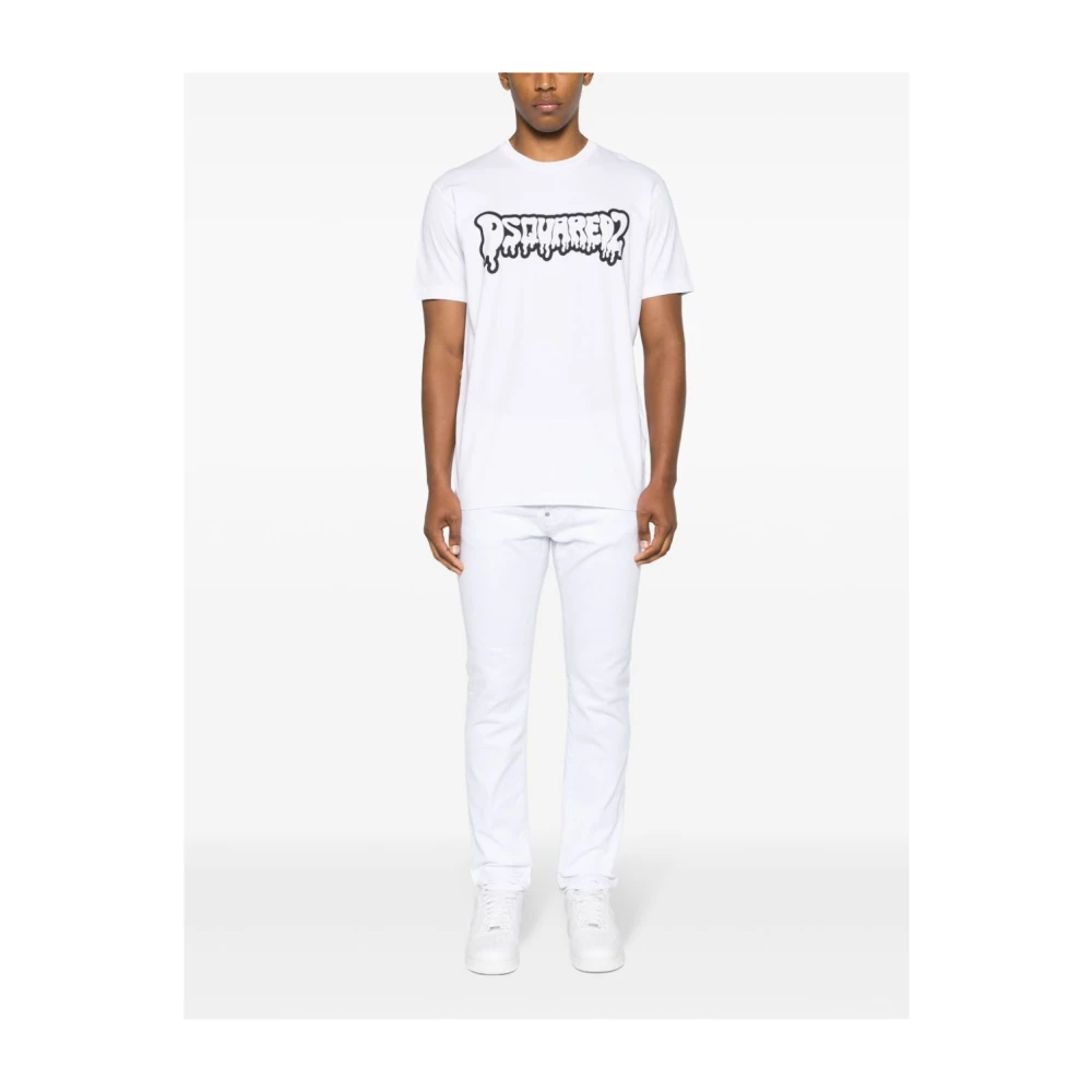 Dsquared2 Witte Jeans voor Mannen White Heren