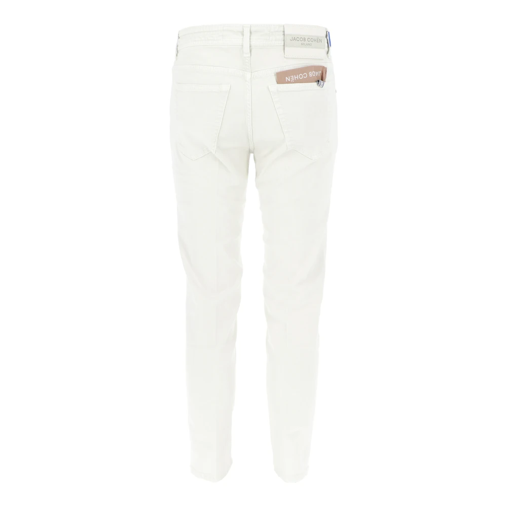 Jacob Cohën Slim Fit Denim Broek White Heren