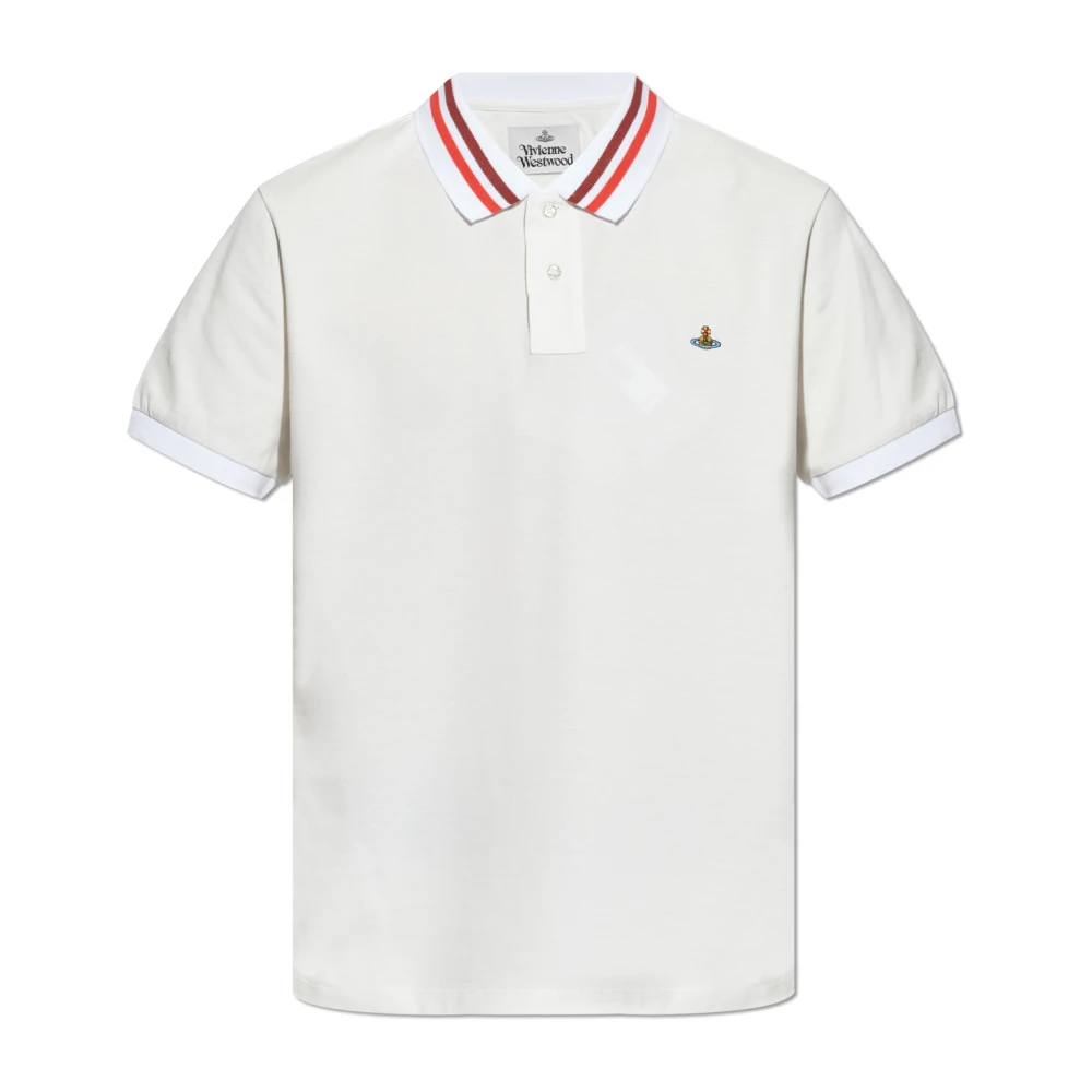 Vivienne Westwood Polo met logo Beige Heren