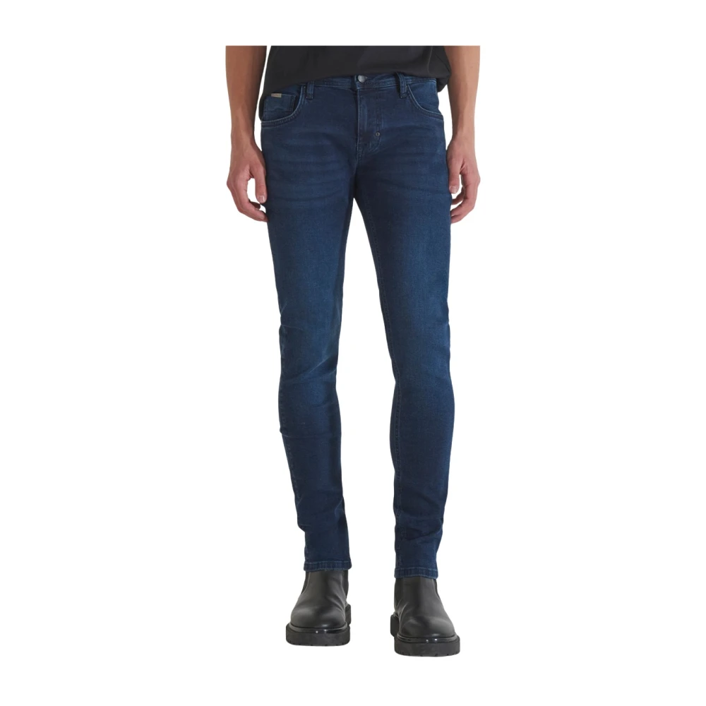 Antony Morato Ozzy Tapered Fit Denim Jeans Blue Heren