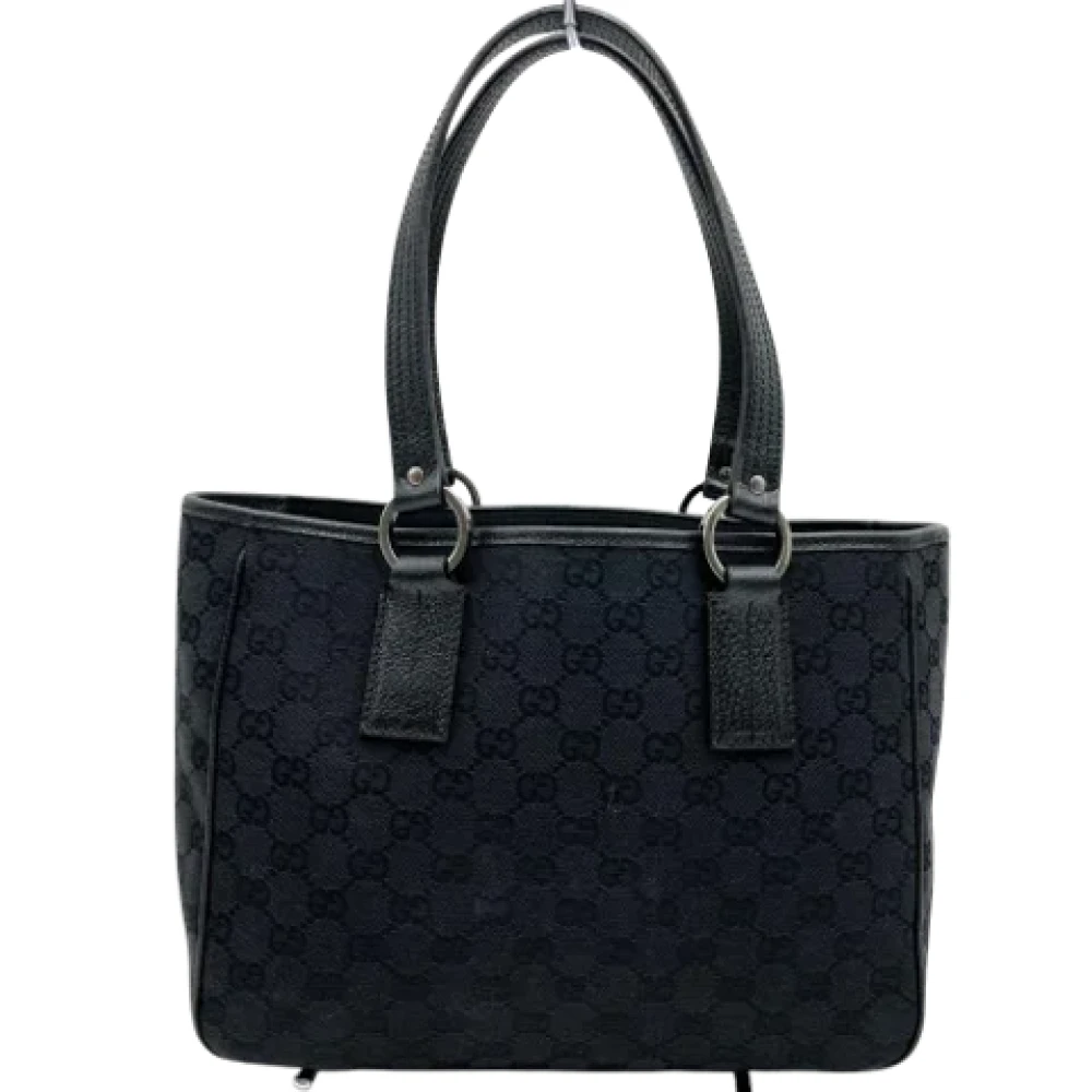 Gucci Vintage Pre-owned Canvas gucci-bags Black Dames