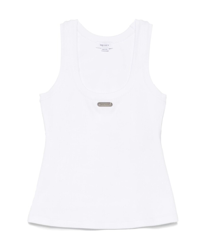 white-ribbed-tank-top-with-logo-plate