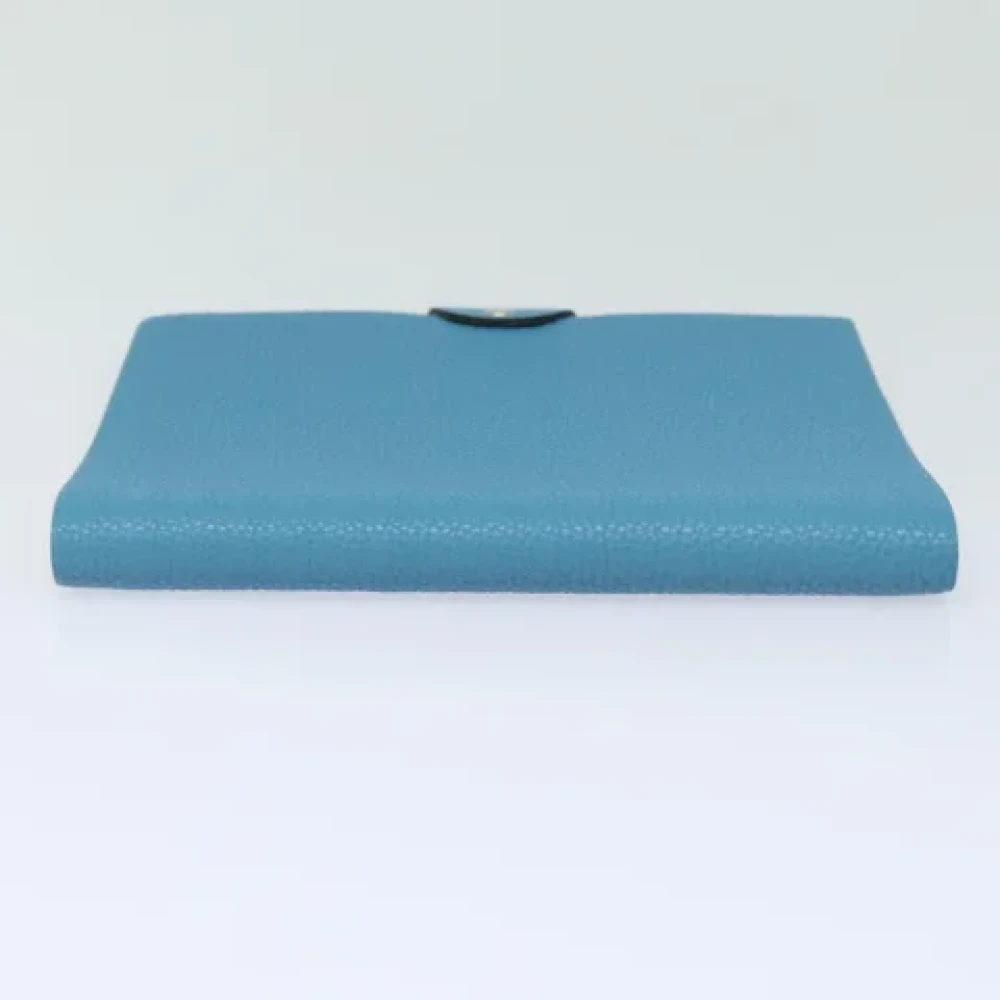 Hermès Vintage Pre-owned Leather home-office Blue Dames