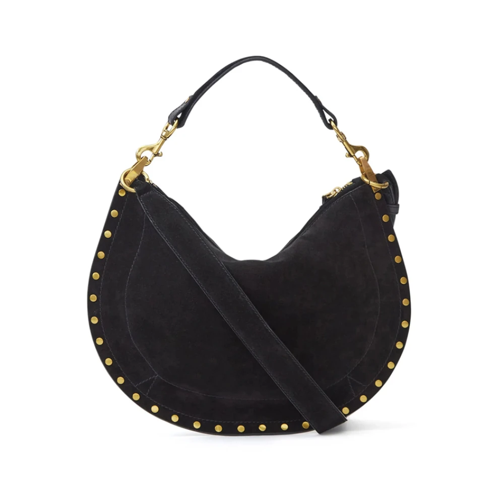 Isabel marant Zwarte Suède Schoudertas met Studs Black Dames