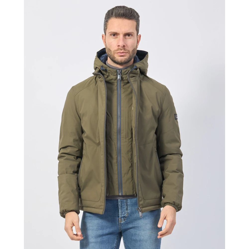 YES ZEE Groene gevoerde softshell jas Green Heren