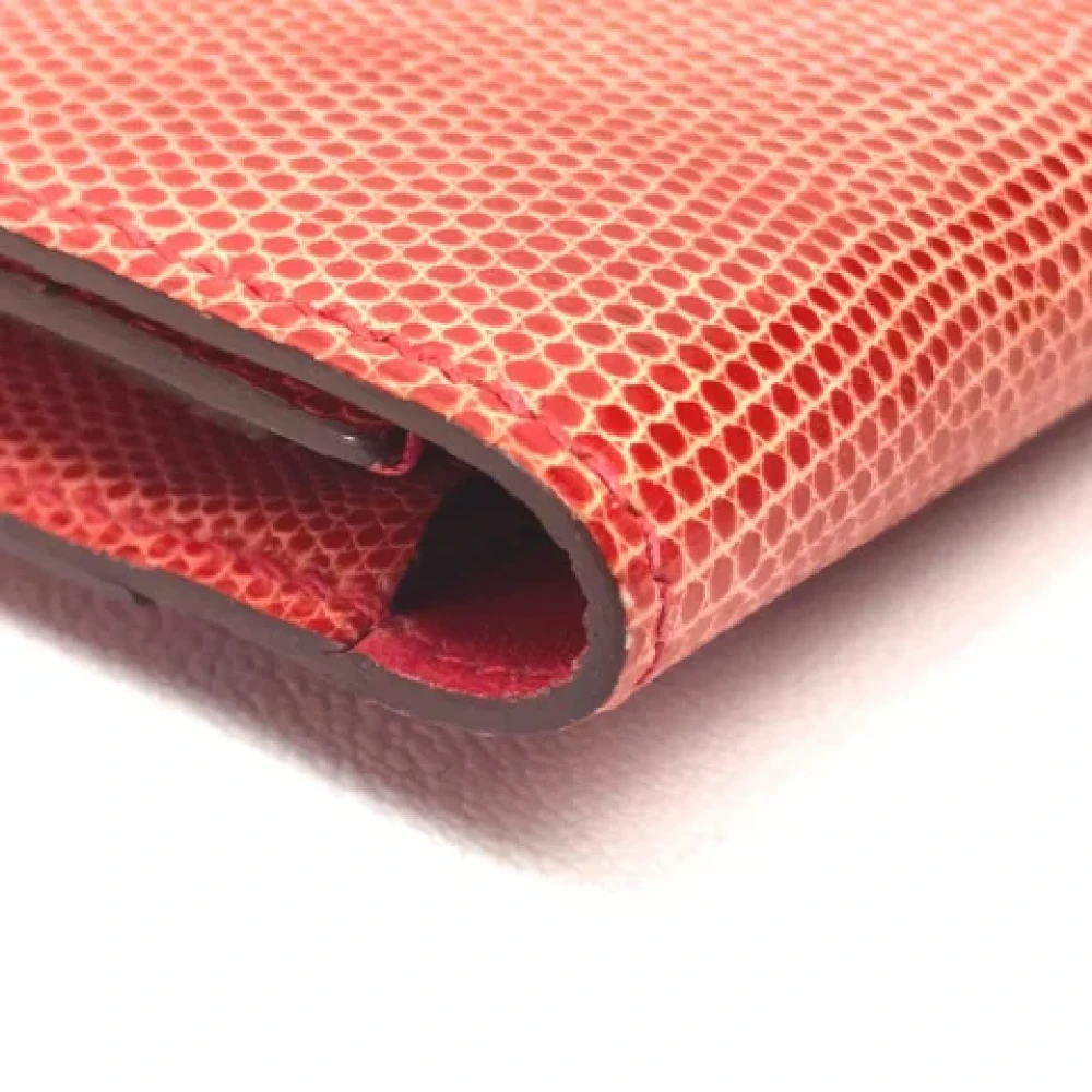 Hermès Vintage Pre-owned Fabric wallets Pink Dames