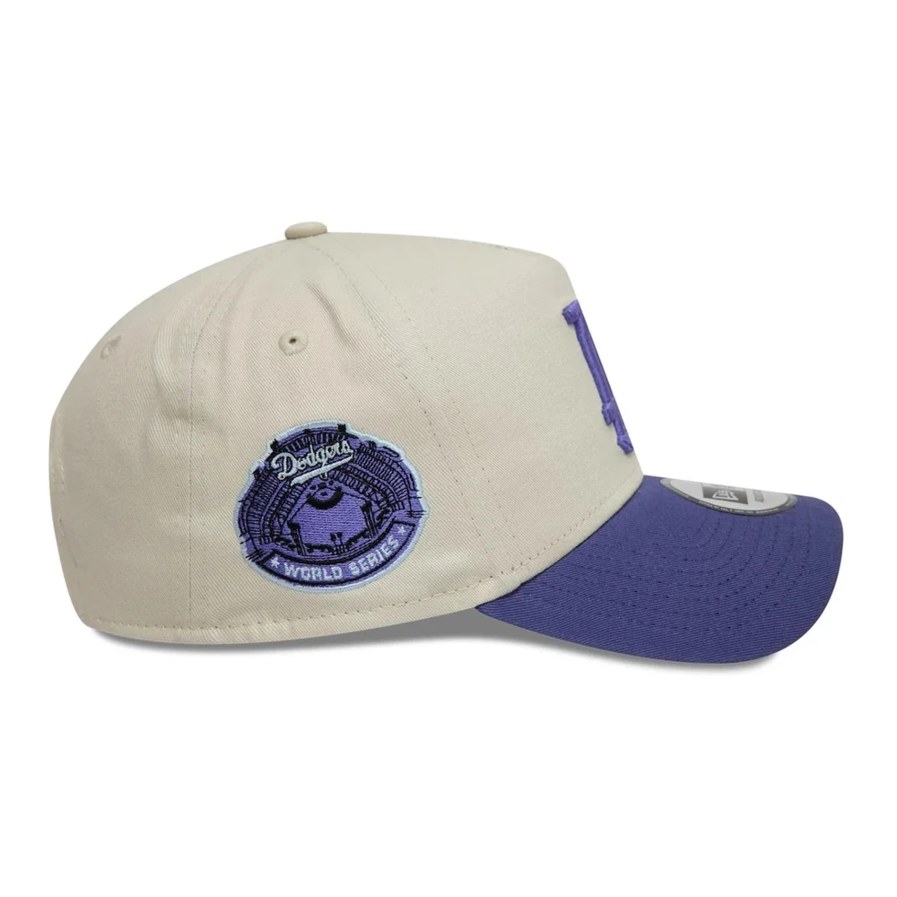 new era Beige Dodgers WS Patch Pet Beige Heren