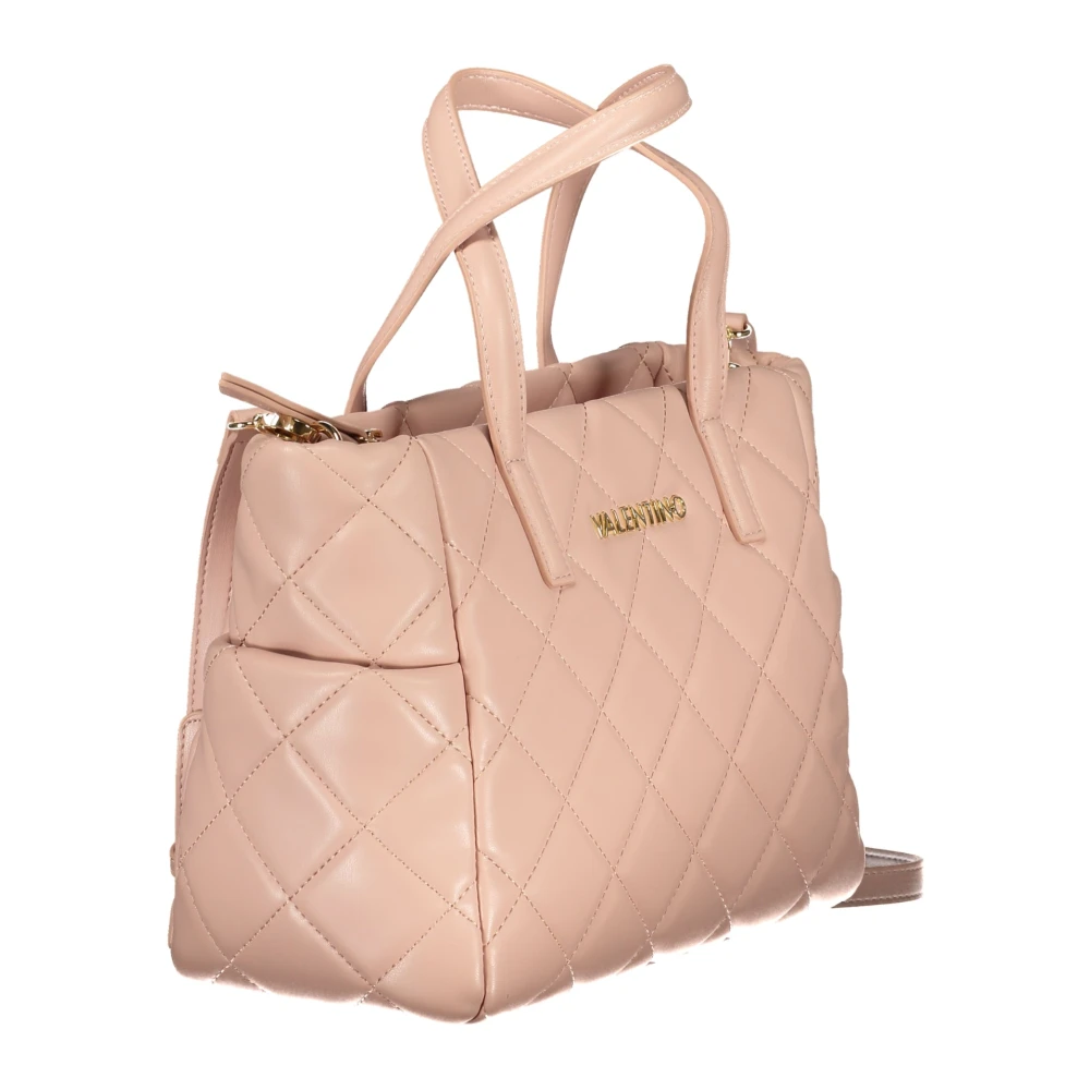 Valentino by Mario Valentino Roze Dames Tas met Handvatten en Verstelbare Riem Pink Dames