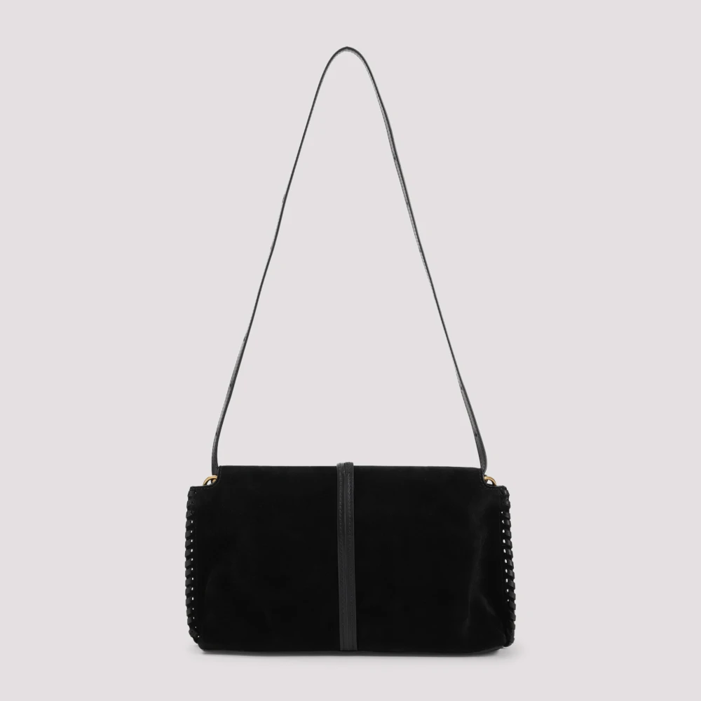 Isabel marant Zwarte Schoudertas Stijlvol Black Dames