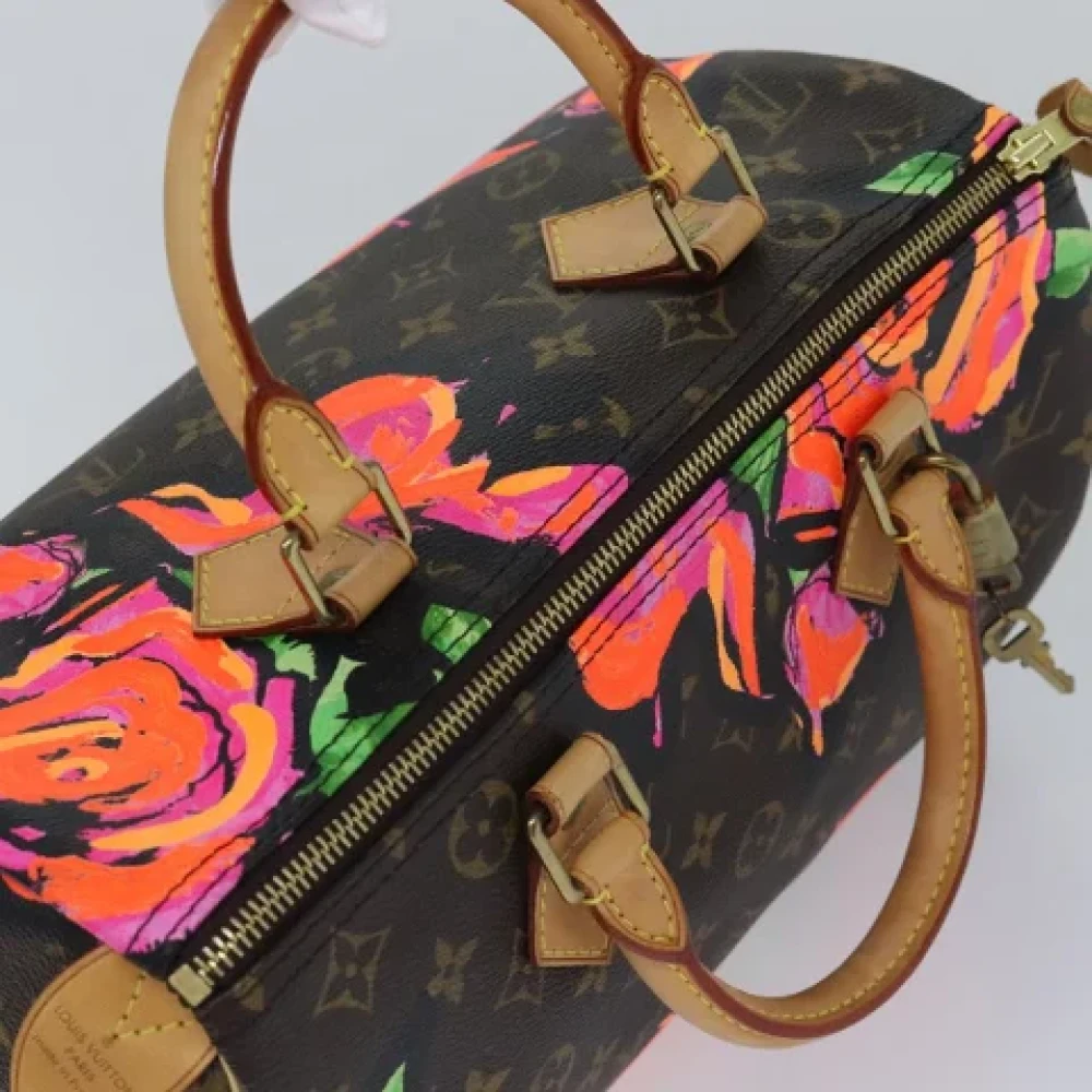 Louis Vuitton Vintage Pre-owned Canvas handbags Brown Dames