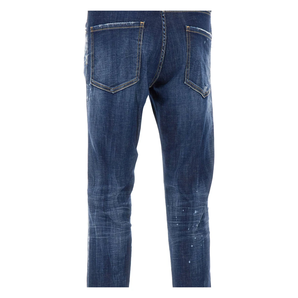 Dsquared2 Stijlvolle Jeans voor Mannen Blue Heren
