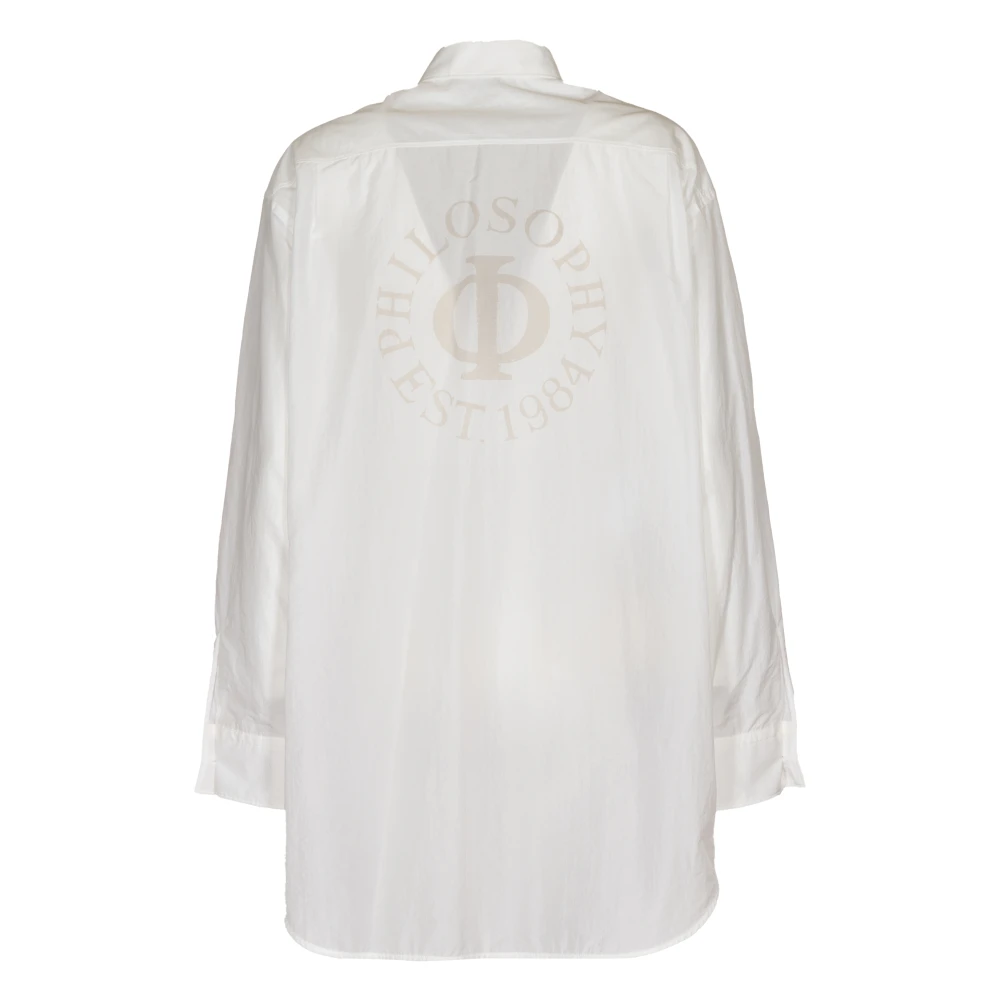 Philosophy di Lorenzo Serafini Stijlvolle Overhemden Collectie White Dames