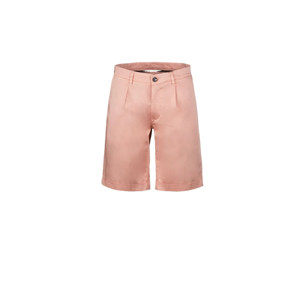 Moorer Men's Pink Casual Shorts, M, Alicudi-Kel Bermuda Shorts