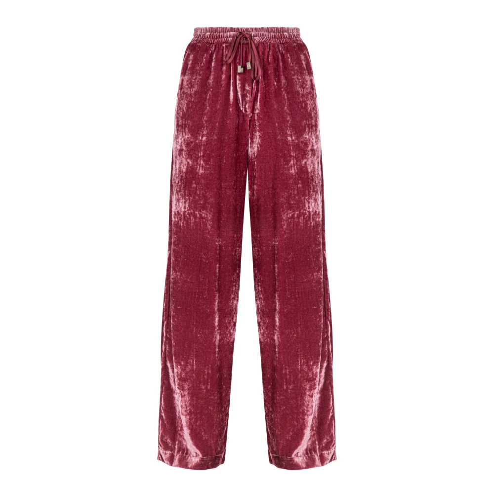 Ottod'Ame Sangria Rode Elegante Jurk Pink Dames