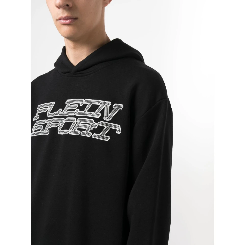 Plein Sport Zwarte Sweaters voor Sportieve Stijl Black Heren