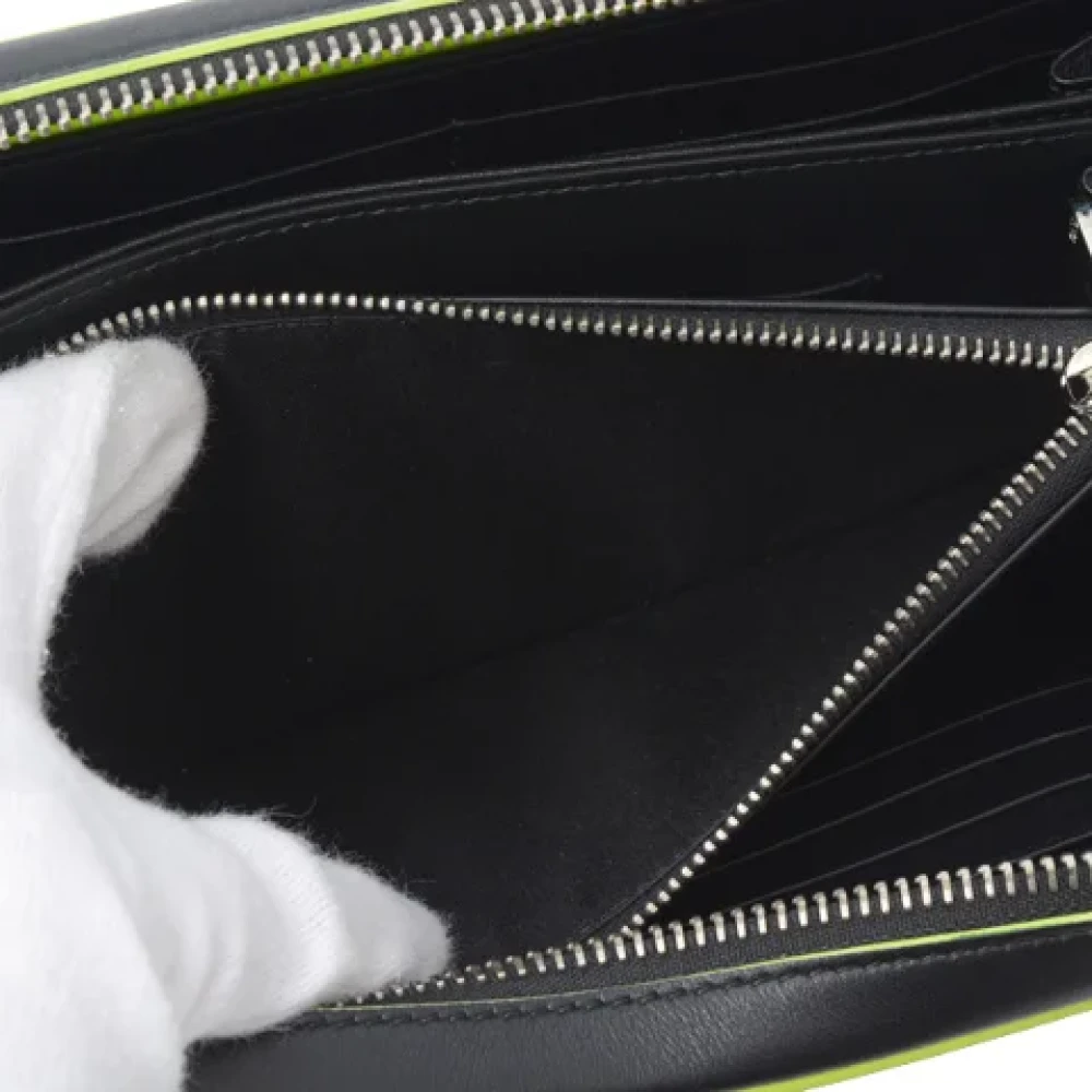 Dior Vintage Pre-owned Leather wallets Black Heren