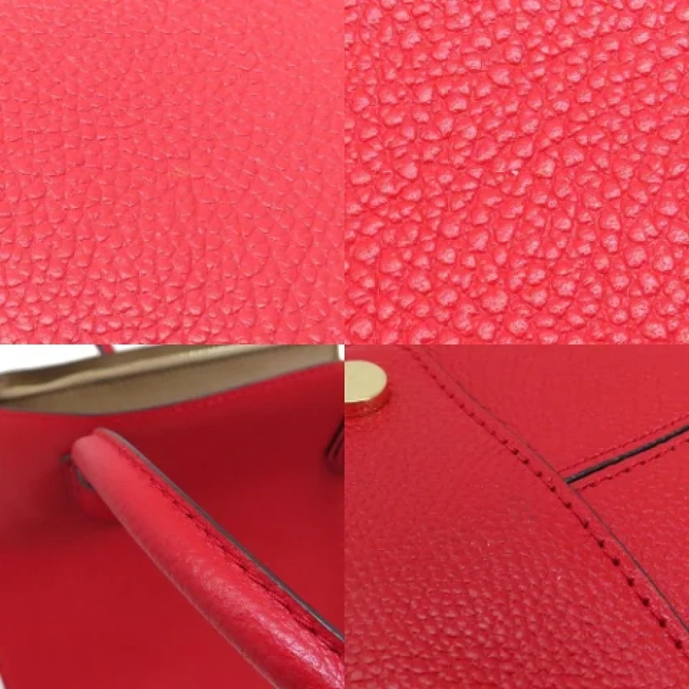 Michael Kors Pre-owned Leather handbags Red Dames