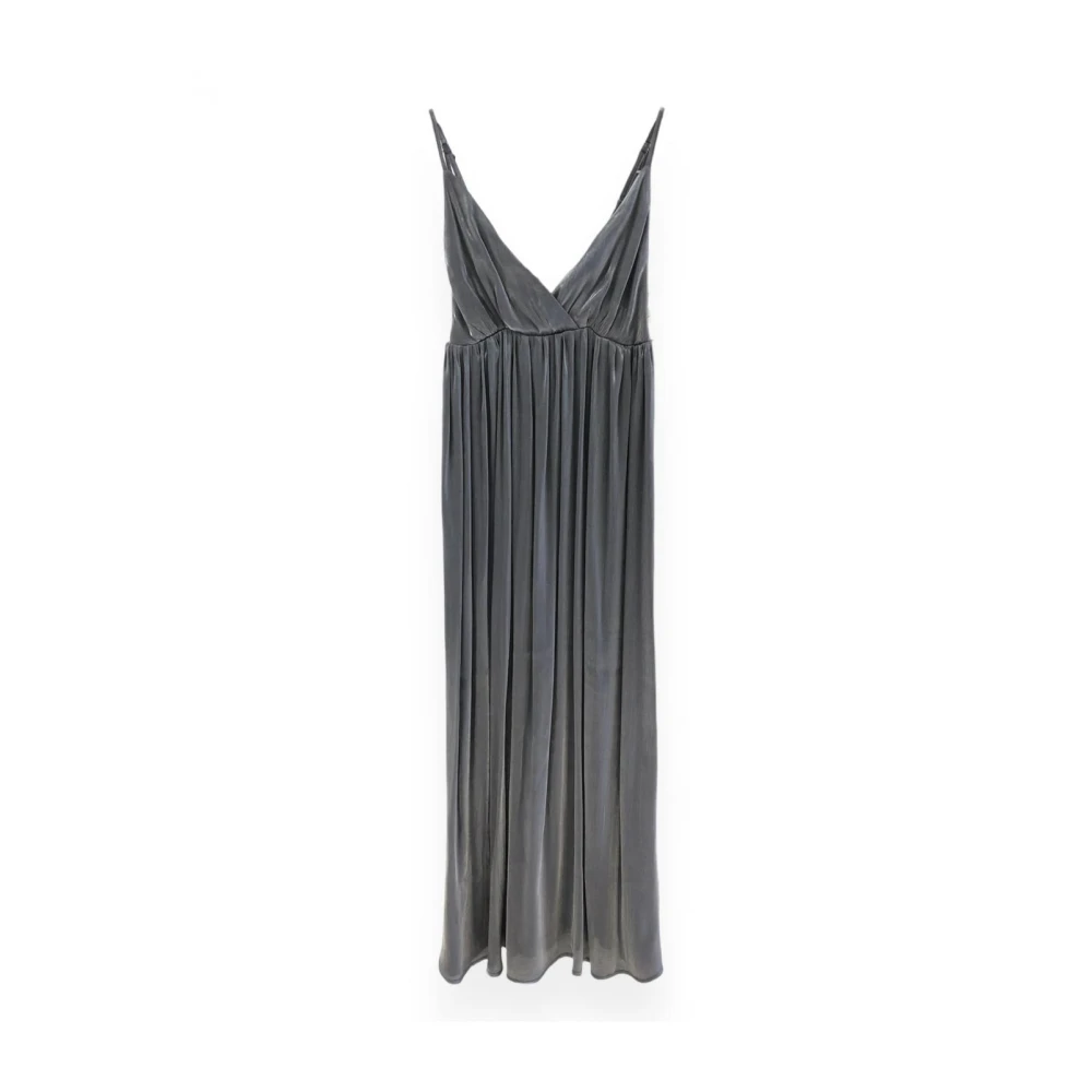 Molly Bracken Chique enkel-lengte polyester jurk Gray Dames