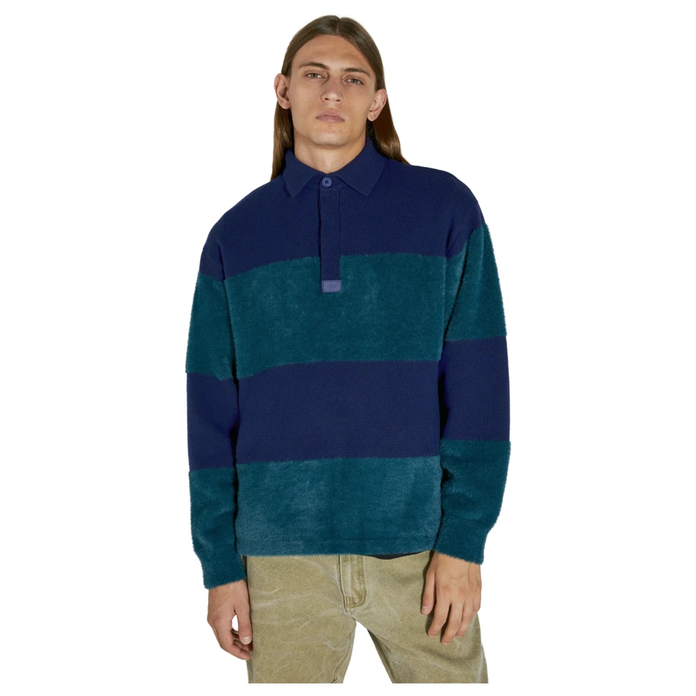 Eytys Gestreepte Gebreide Polotrui Multicolor Heren