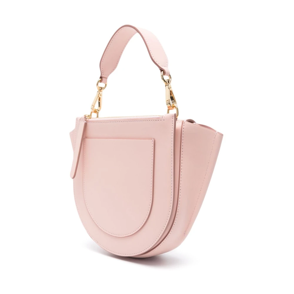 Wandler Roze Foldover Tas met Afneembare Band Pink Dames