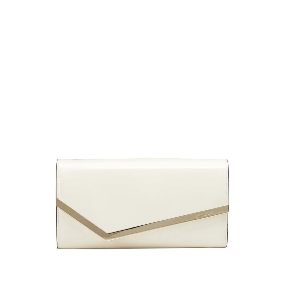 Jimmy Choo Witte Clutches voor Vrouwen Aw24 White Dames