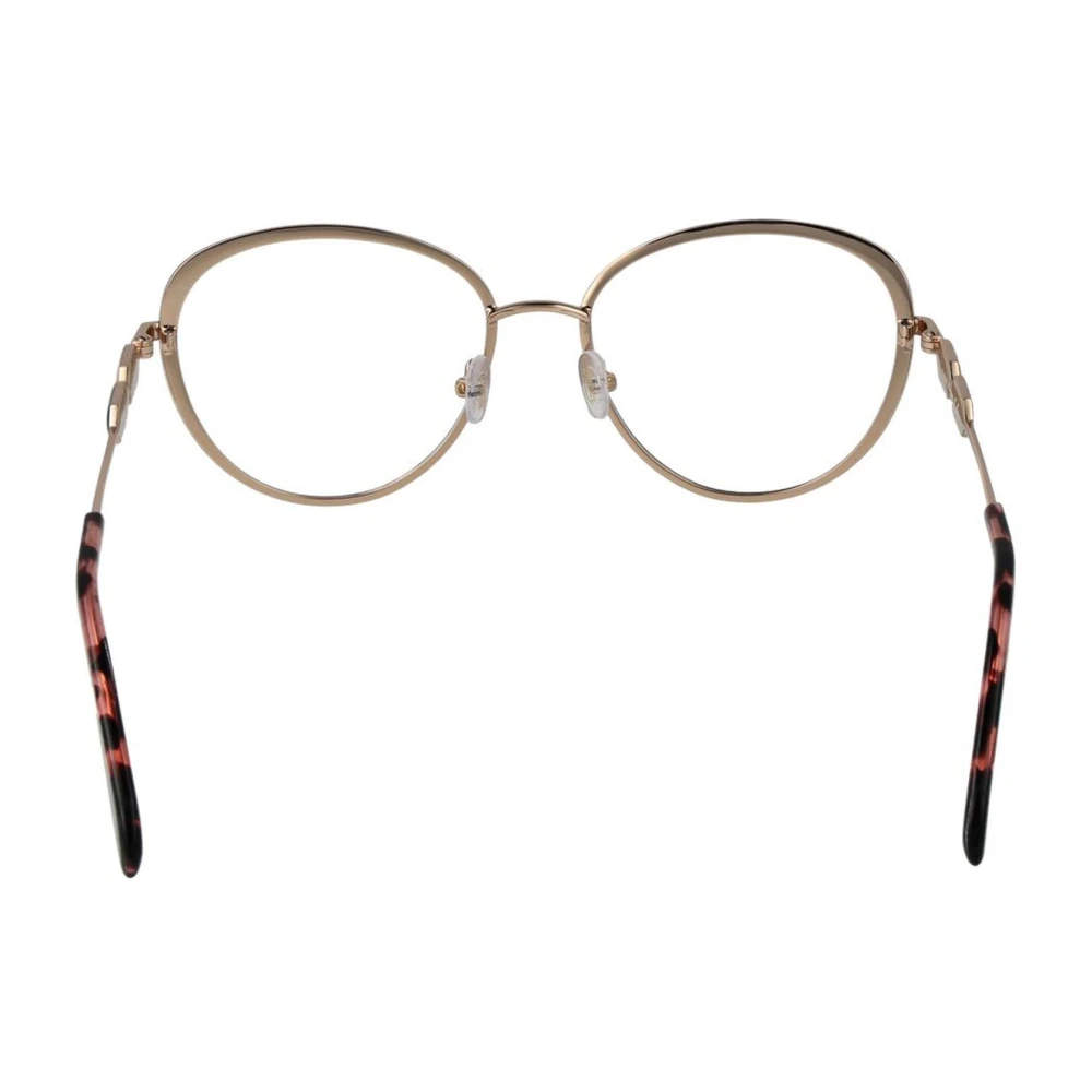 EMILIO PUCCI Zwarte Dames Ronde Metalen Optische Frames Multicolor Dames