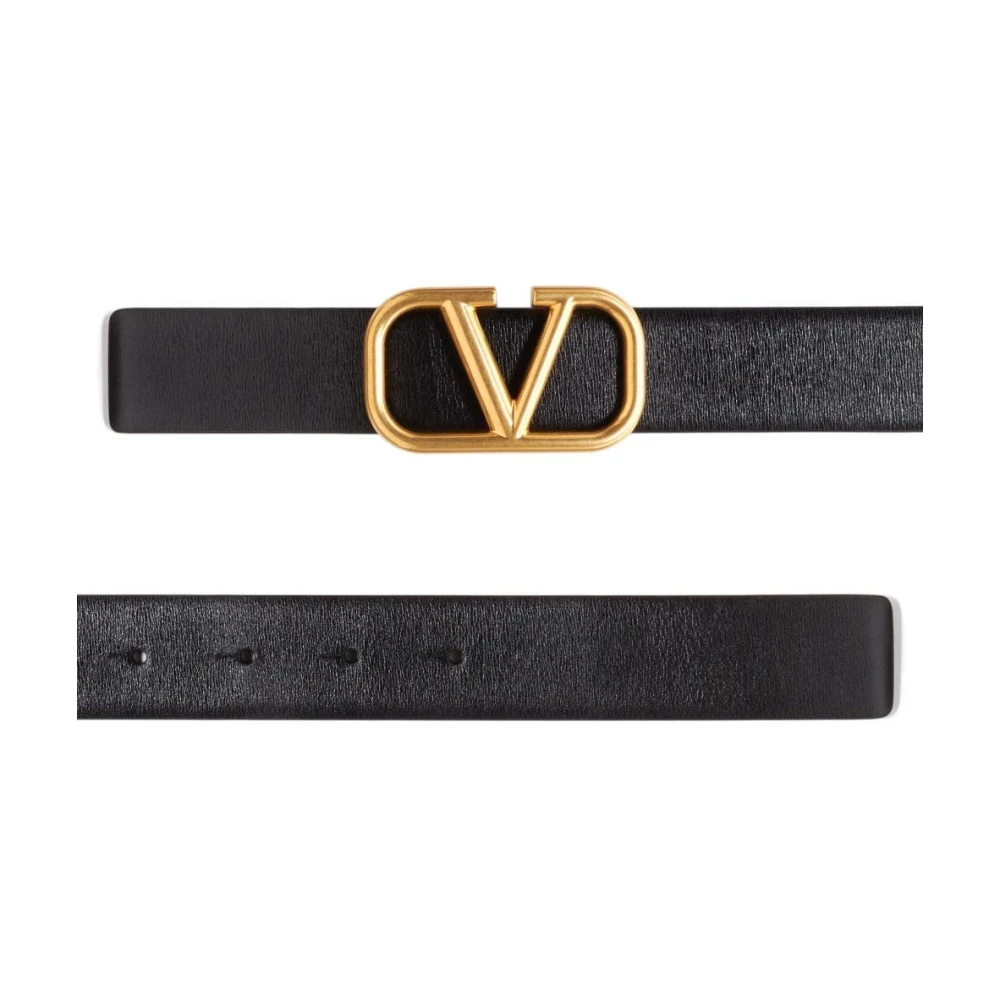 Valentino Garavani Zwarte Riemen voor Mannen Aw24 Black Heren