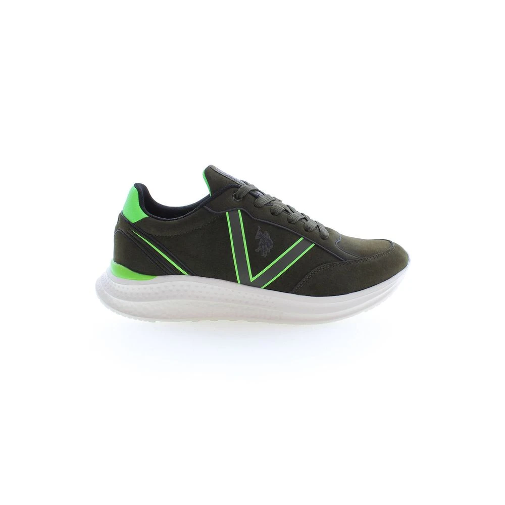 U.s. Polo Assn. Men's Green Sneakers, 11 Uk, Sneaker Athletic Charm