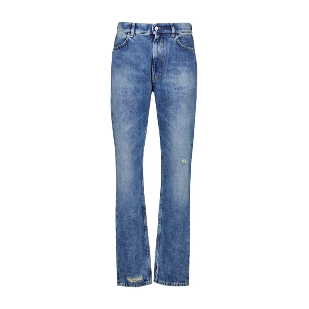 Givenchy Blå Ocean Slim Fit Tvättad Denim Jeans