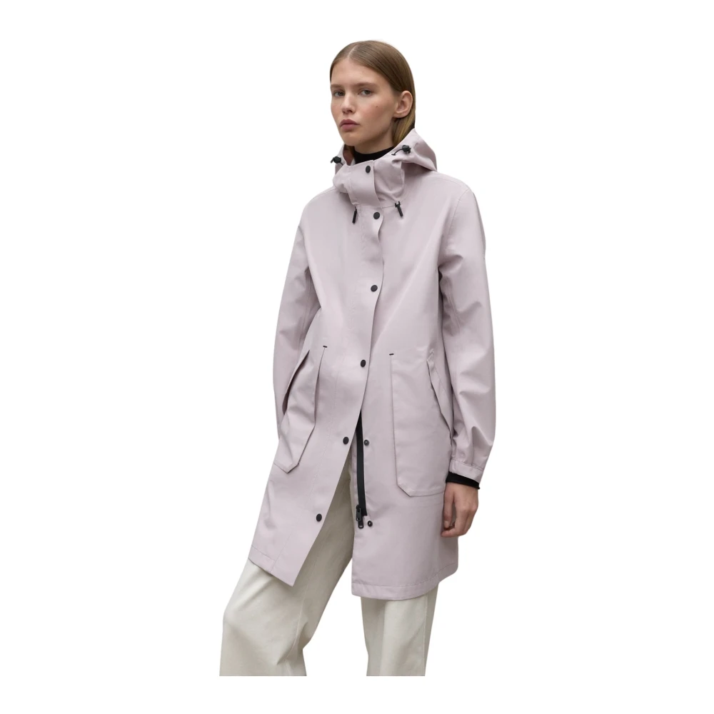 Ecoalf Women's Purple Parkas, S, Venue Jacket