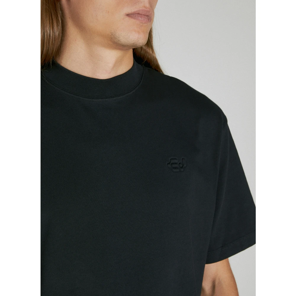 Eytys Ferris T-Shirt van katoen-jersey Black Heren
