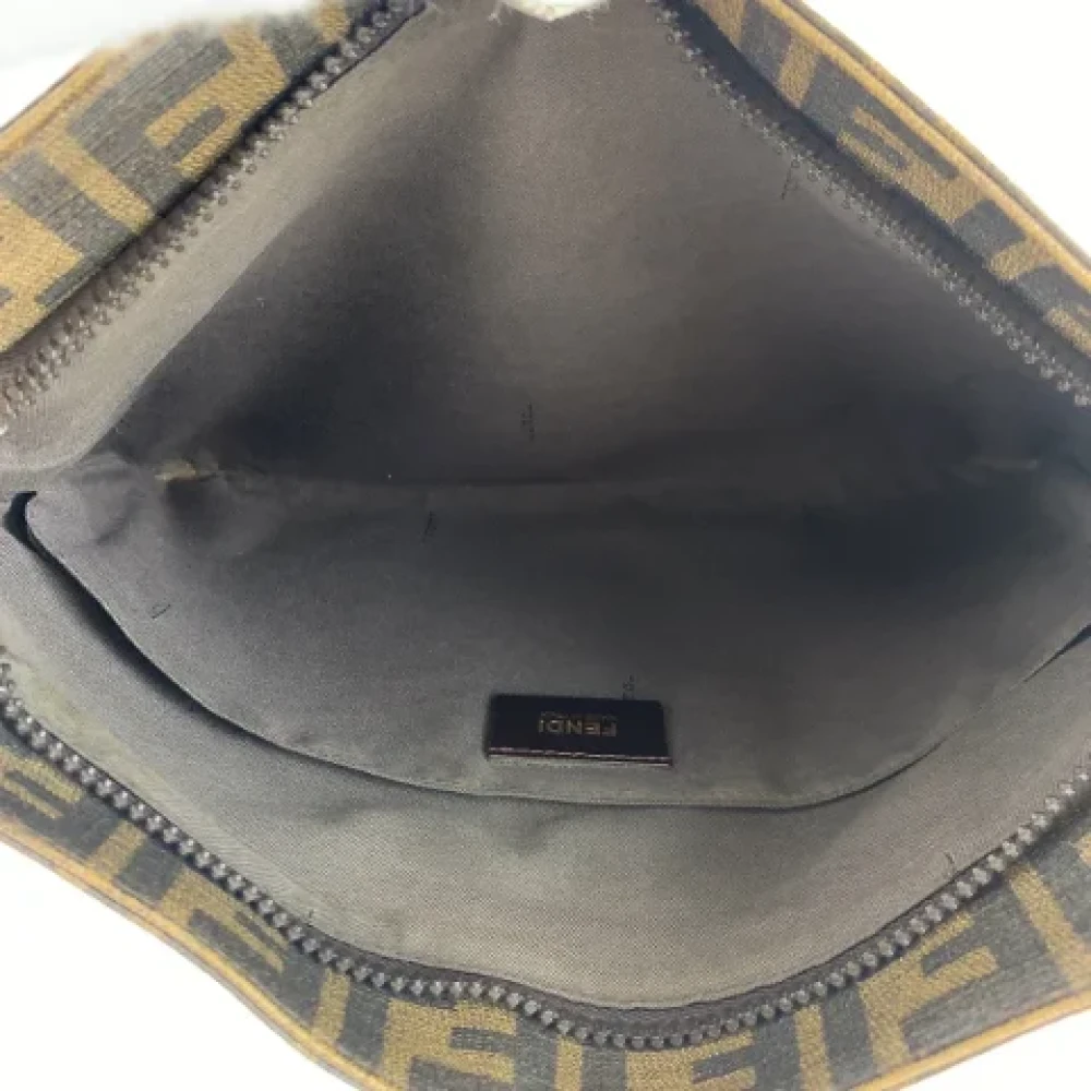 Fendi Vintage Pre-owned Canvas fendi-bags Brown Heren