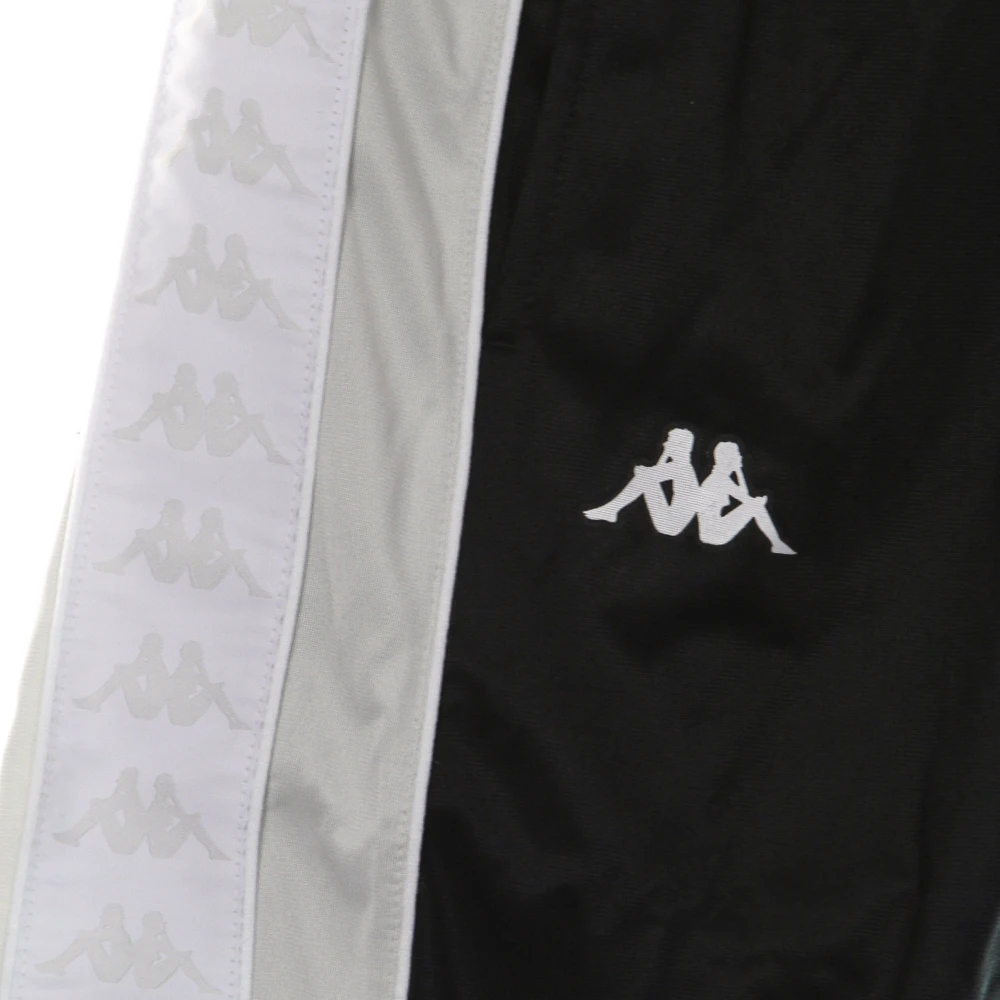 Kappa Slim Trainingsbroek Zwart Grijs Limoen Wit Black Heren
