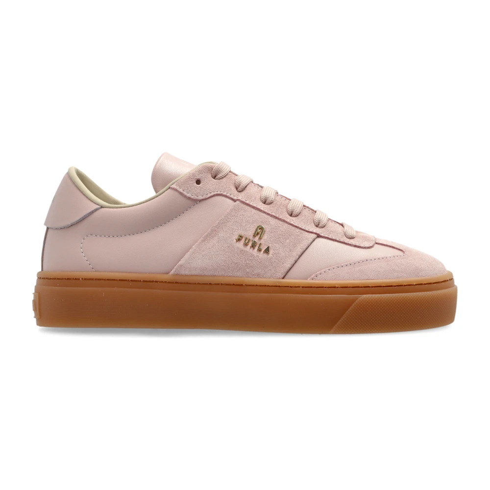 Furla Women's Pink Sneakers, 5 Uk, Trainers Enjoy