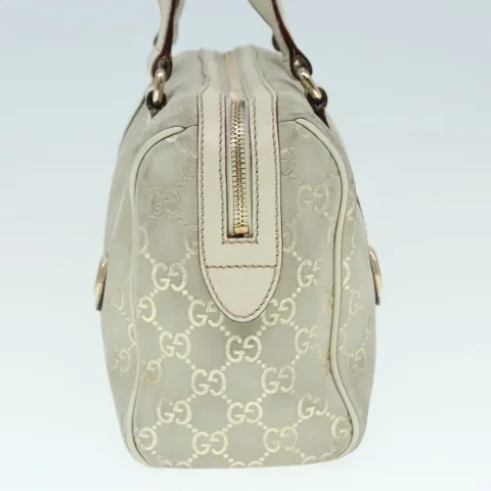 Gucci Vintage Pre-owned Canvas gucci-bags White Dames