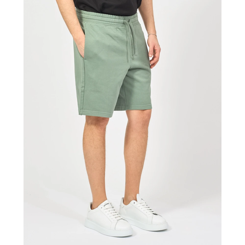 Hugo Boss Groene Shorts met Zijzakken Green Heren