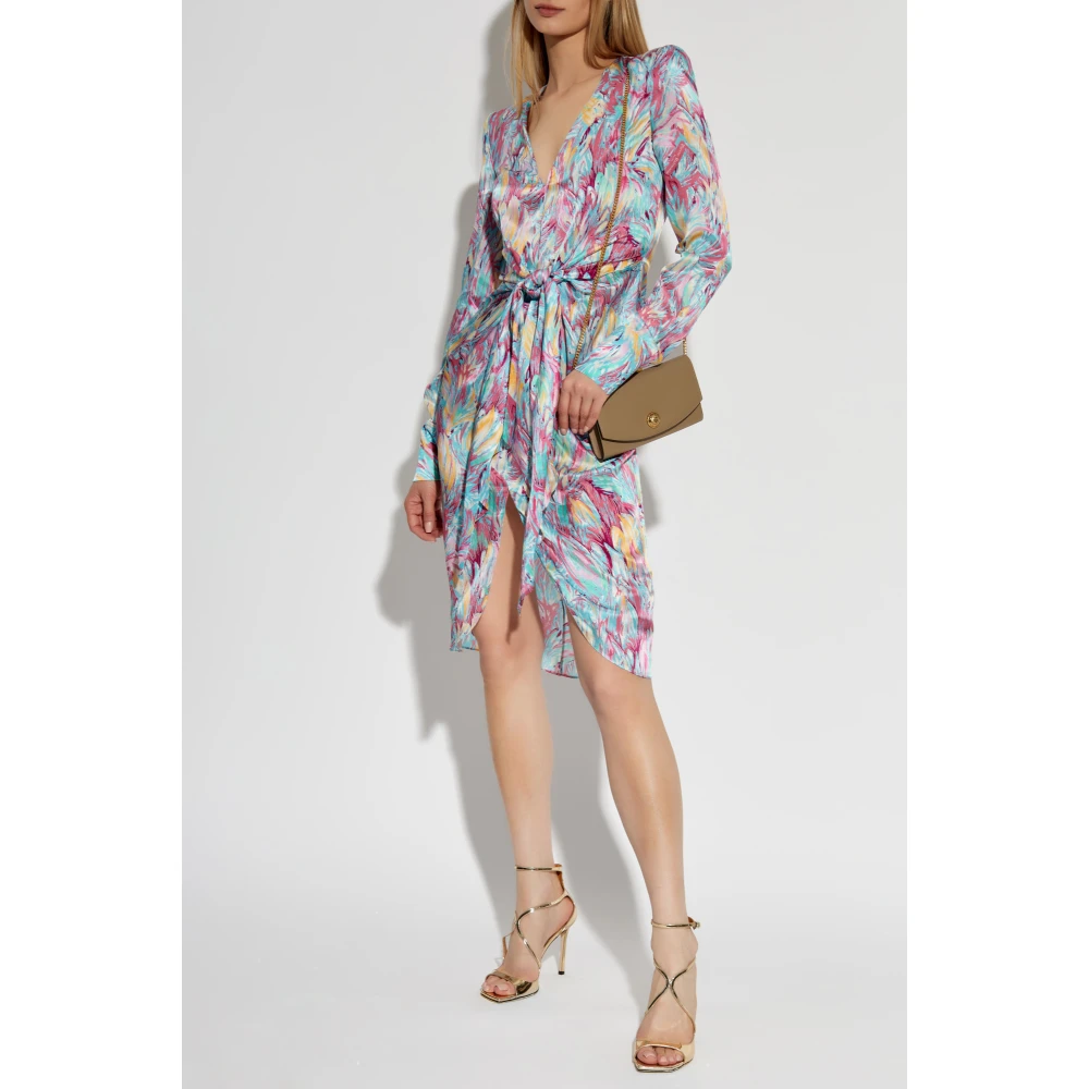 Balmain Zijden jurk Multicolor Dames