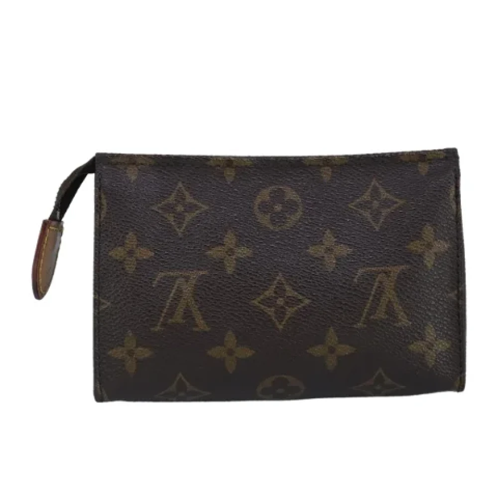Louis Vuitton Vintage Pre-owned Canvas pouches Brown Dames