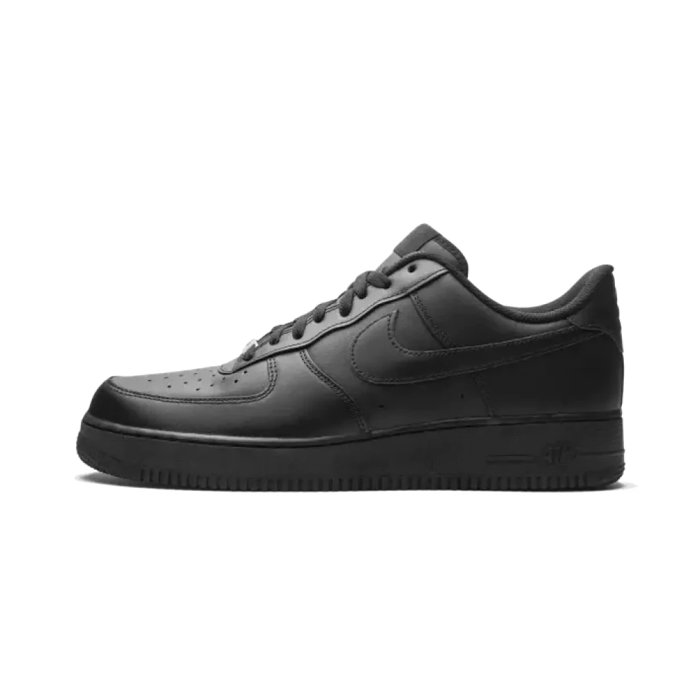 Nike Herren Black,Black Sneakers Air Force 1 '07 Black/ Black Eur Größe 42.5 - Image 16