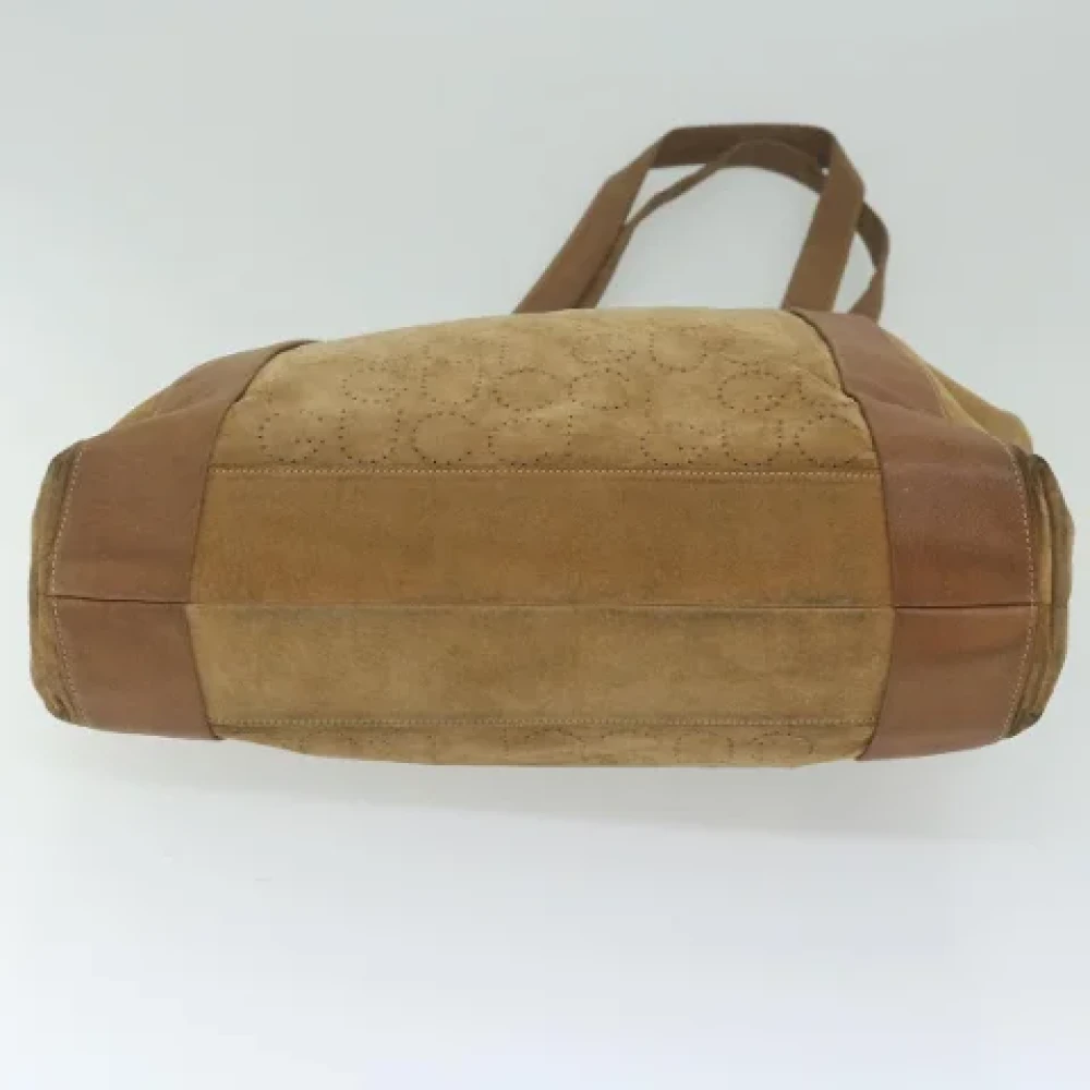 Gucci Vintage Pre-owned Suede shoulder-bags Brown Dames