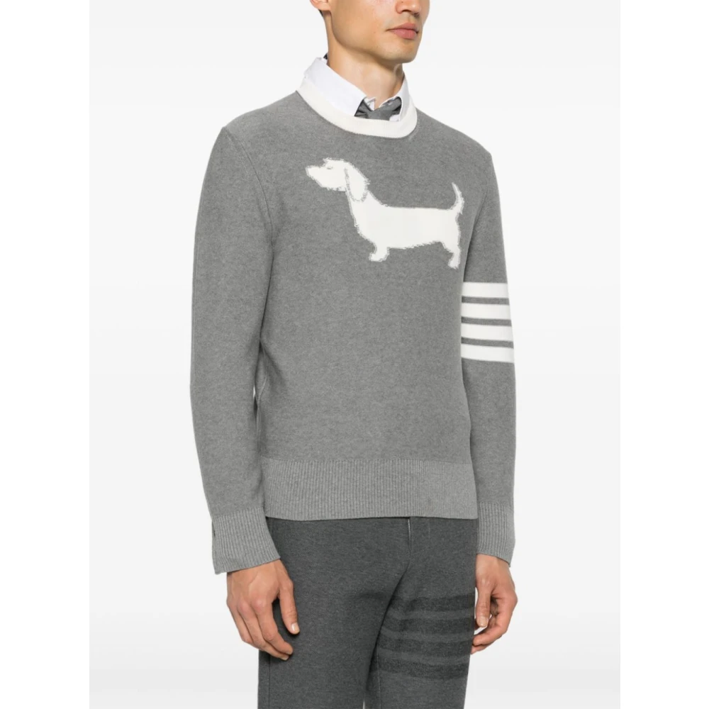 Thom Browne Grijze Trui voor Mannen Gray Heren