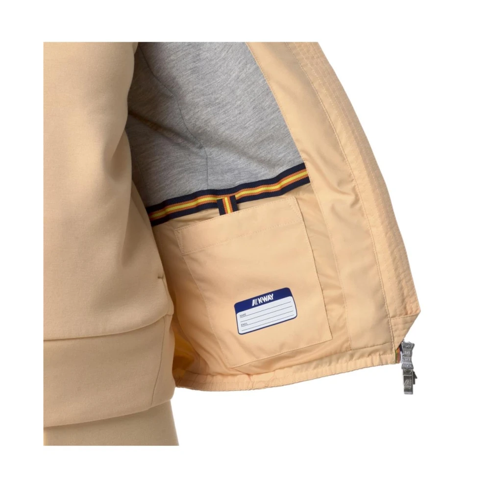 K-way Polyester Jassen en Parka's Beige Dames