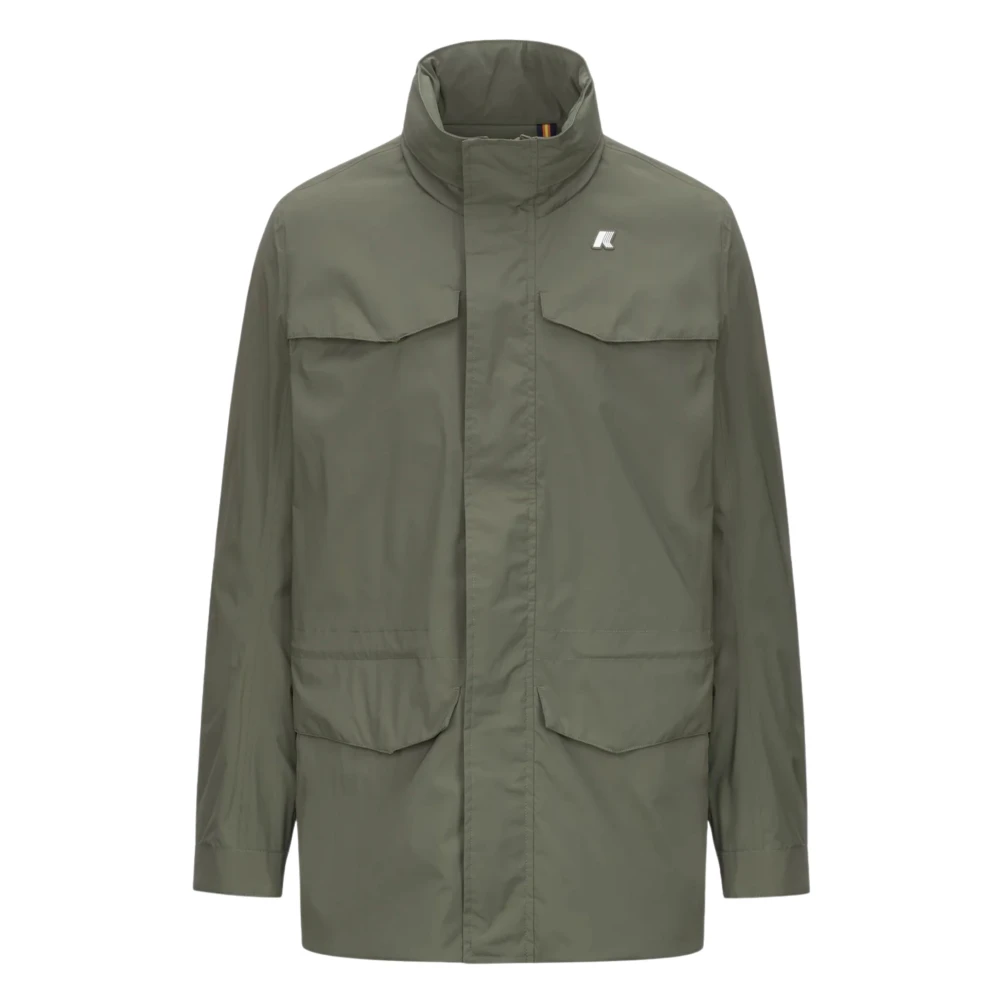K-Way Men's Green Manuel Jacket - Light Jackets - Xl - Jackets